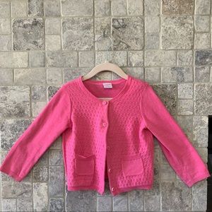 Toddler 2T girls button up sweater